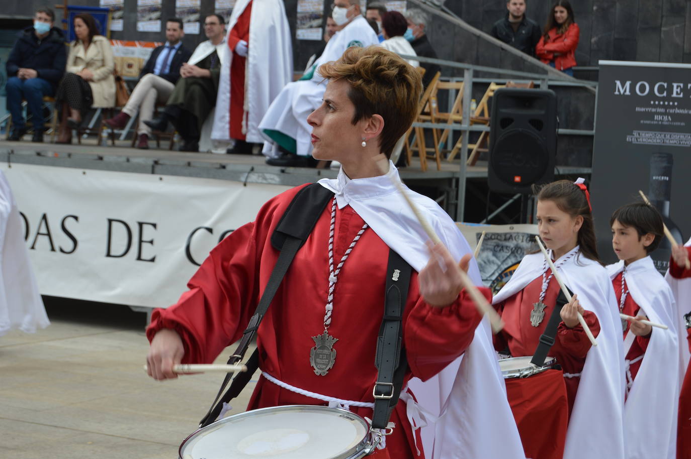 Fotos: La Exaltación de Bandas de Cofradías regresa a las calles de Arnedo tras dos años de silencio