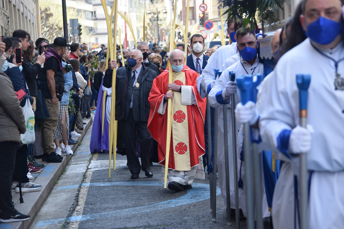 Fotos: Los niños protagonizan la procesión de la Borriquilla de Logroño