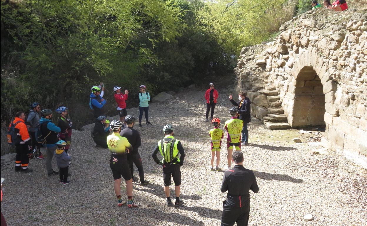 Los participantes recorrieron varios hitos de la historia romana 