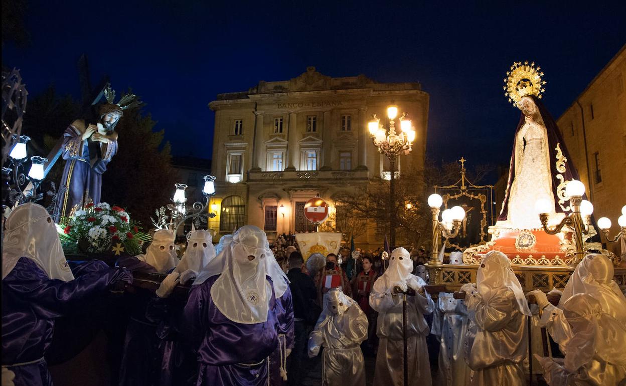 El Nazareno y la Milagrosa se encuentran en la noche del miércoles.