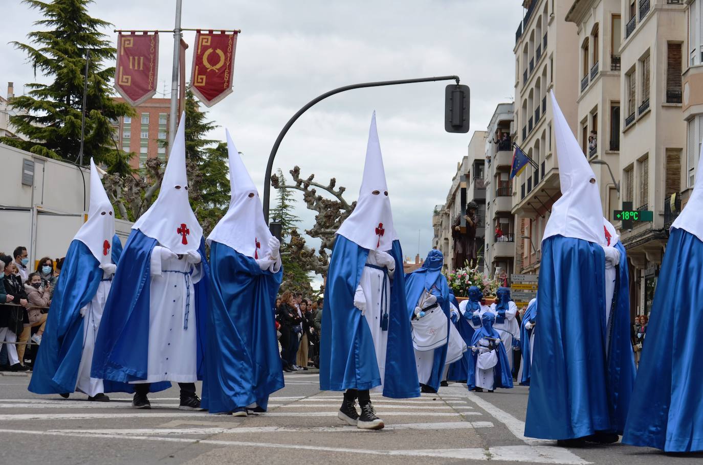 La emoción ha vuelto este jueves al corazón de Calahorra en el Encuentro más esperado de su Semana Santa. 