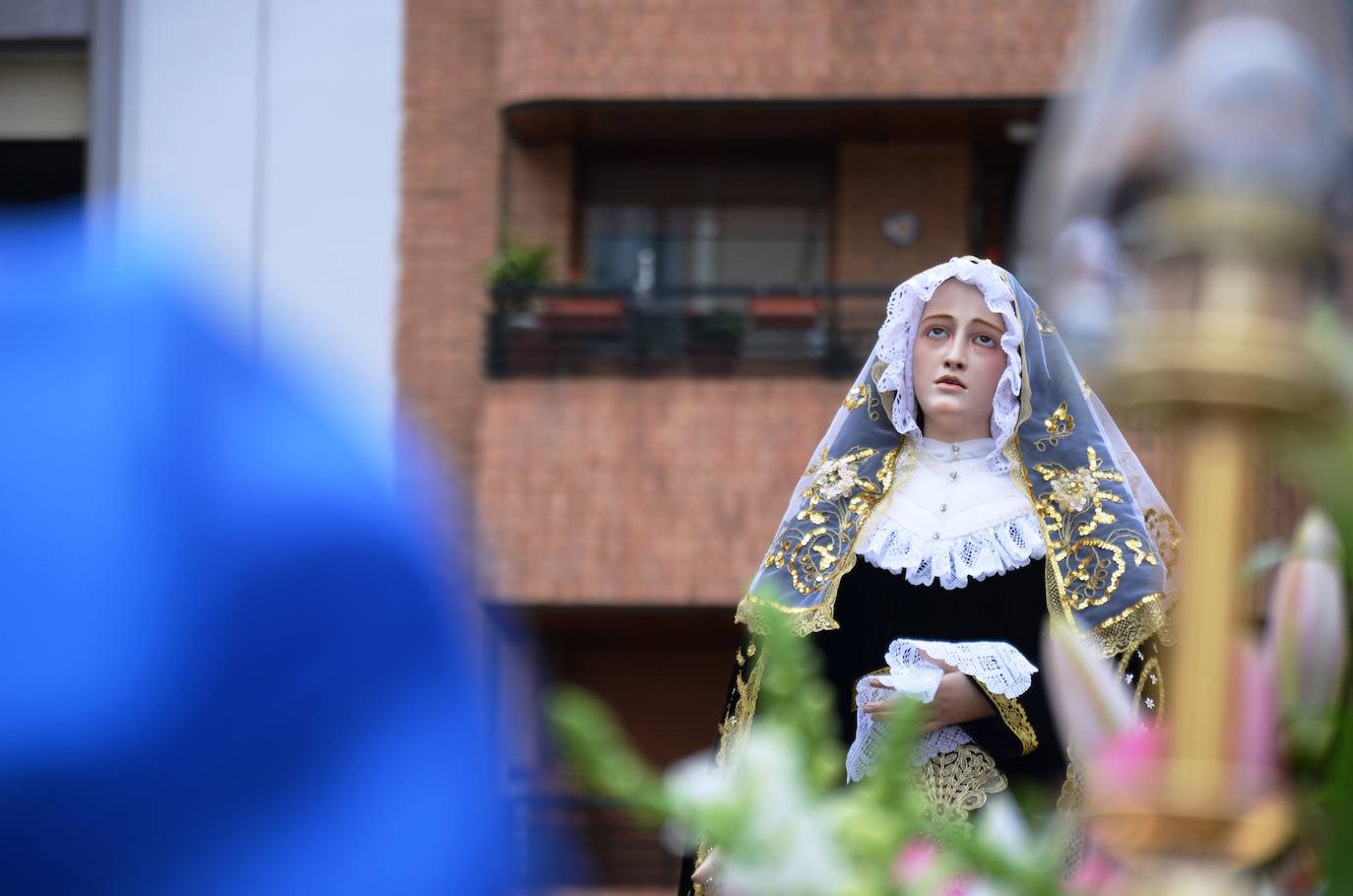 La emoción ha vuelto este jueves al corazón de Calahorra en el Encuentro más esperado de su Semana Santa. 