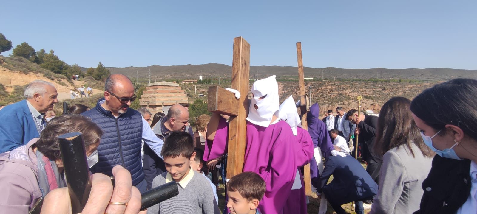 Vía Crucis al Calvario, en Arnedo. 