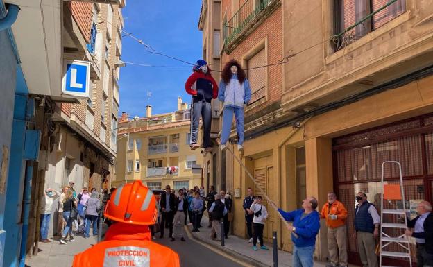 Quema de los Judas en Arnedo.