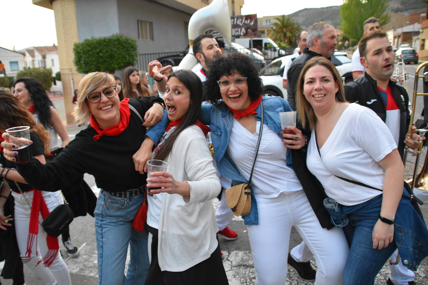 Fotos: Vacas de noche y ranchos en fiestas de Quel