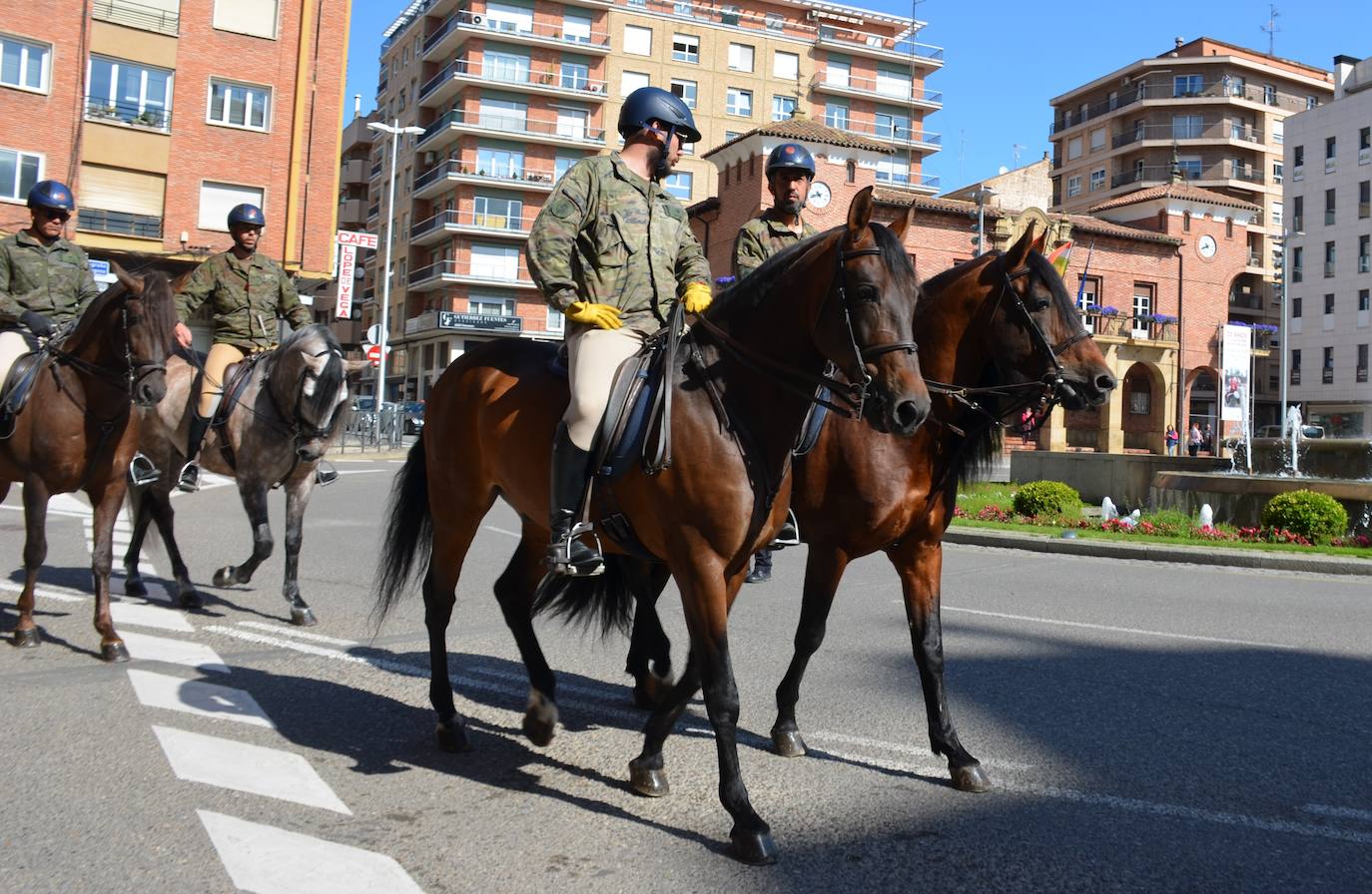 Fotos: Desfile de la Guardia Real a caballo por Calahorra