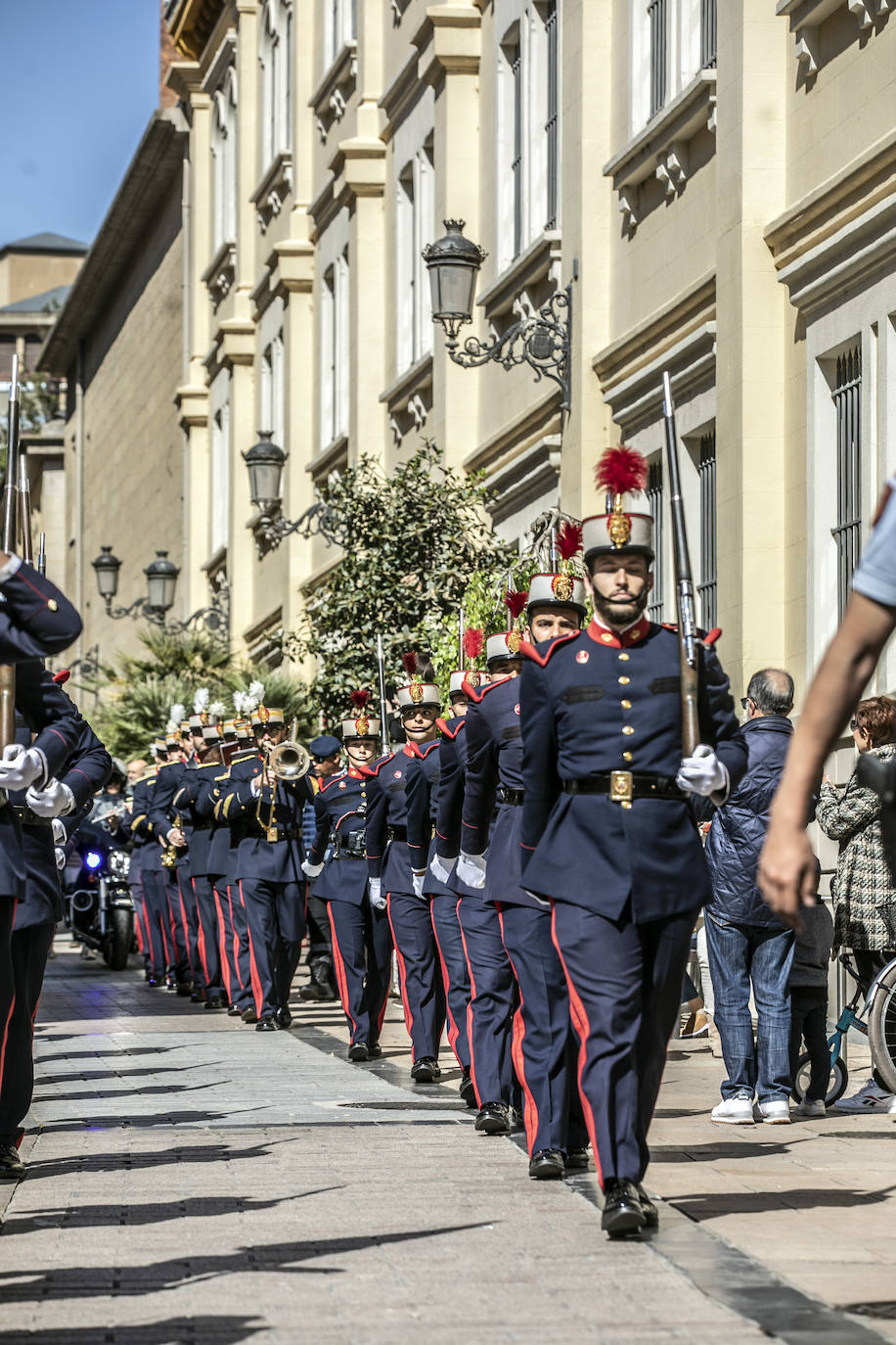 Fotos: La Guardia Real desfila por el centro de Logroño