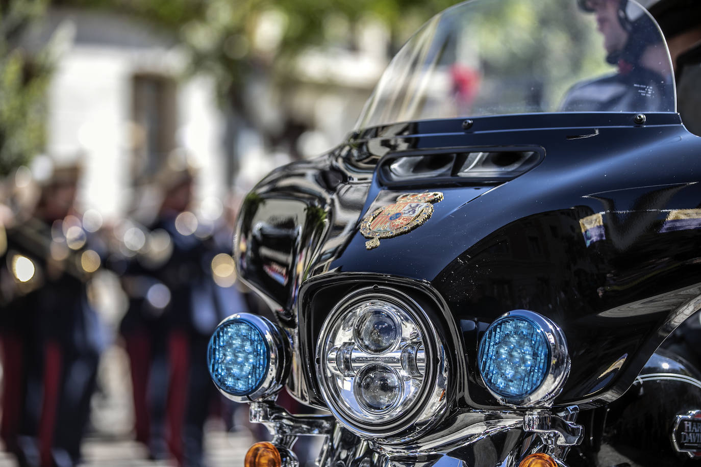 Fotos: La Guardia Real desfila por el centro de Logroño