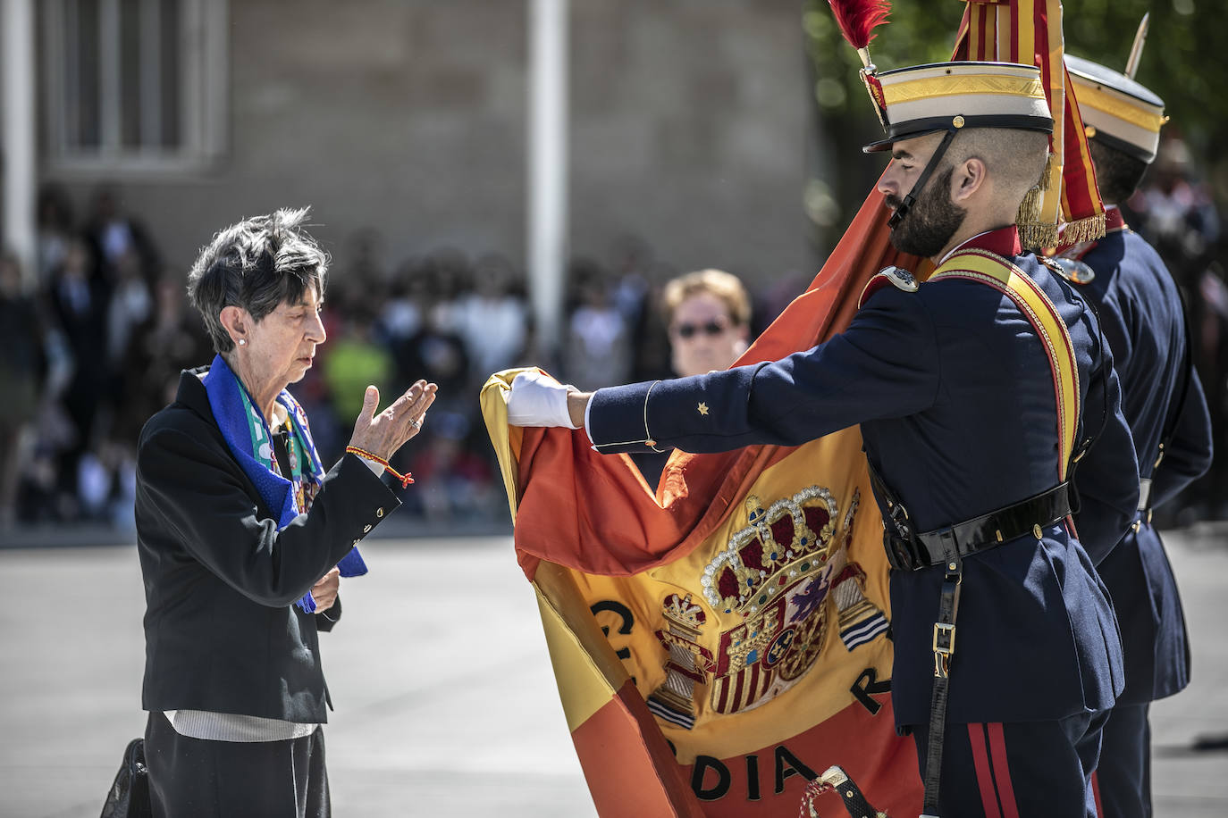 Fotos: La jura de bandera en Logroño, en imágenes