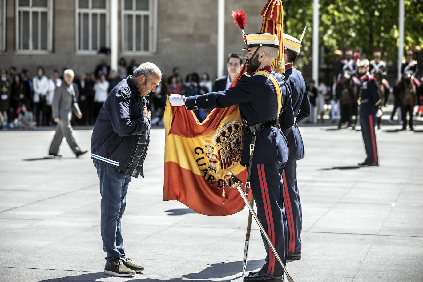 Fotos: La jura de bandera en Logroño, en imágenes