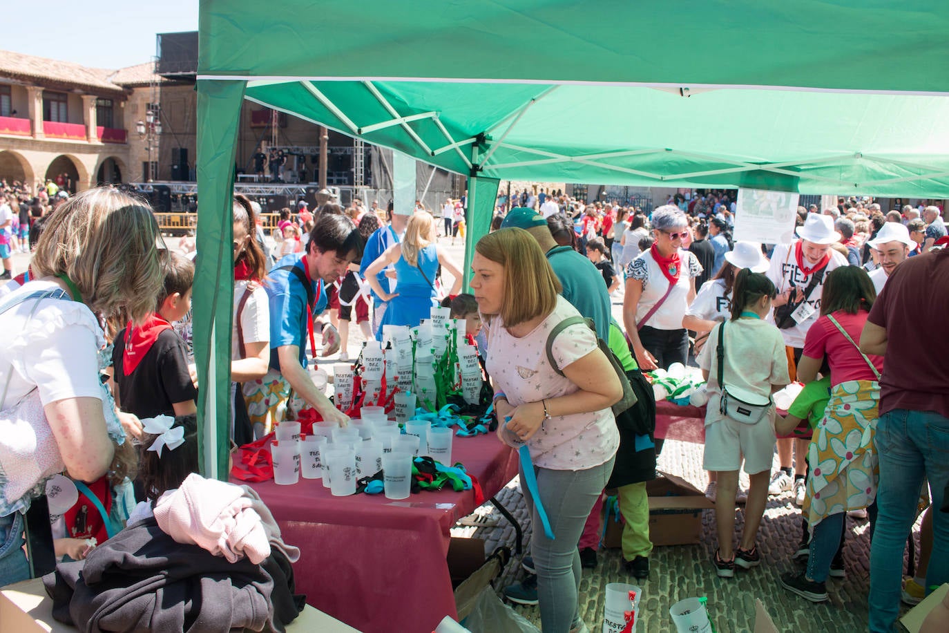 Fotos: Santo Domingo de la Calzada dispara el cohete de sus fiestas del Santo