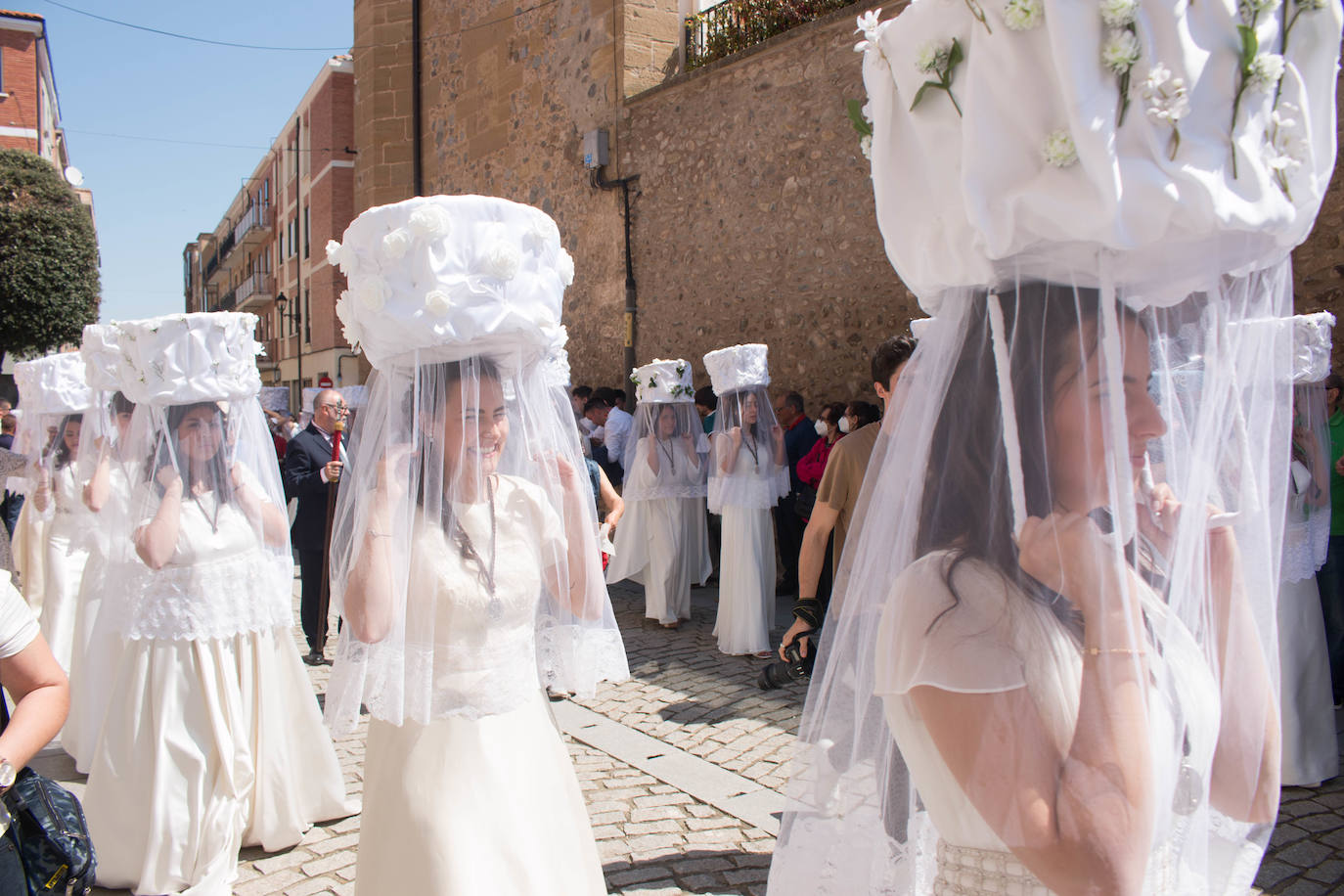 Fotos: Procesión de las doncellas en Santo Domingo de la Calzada