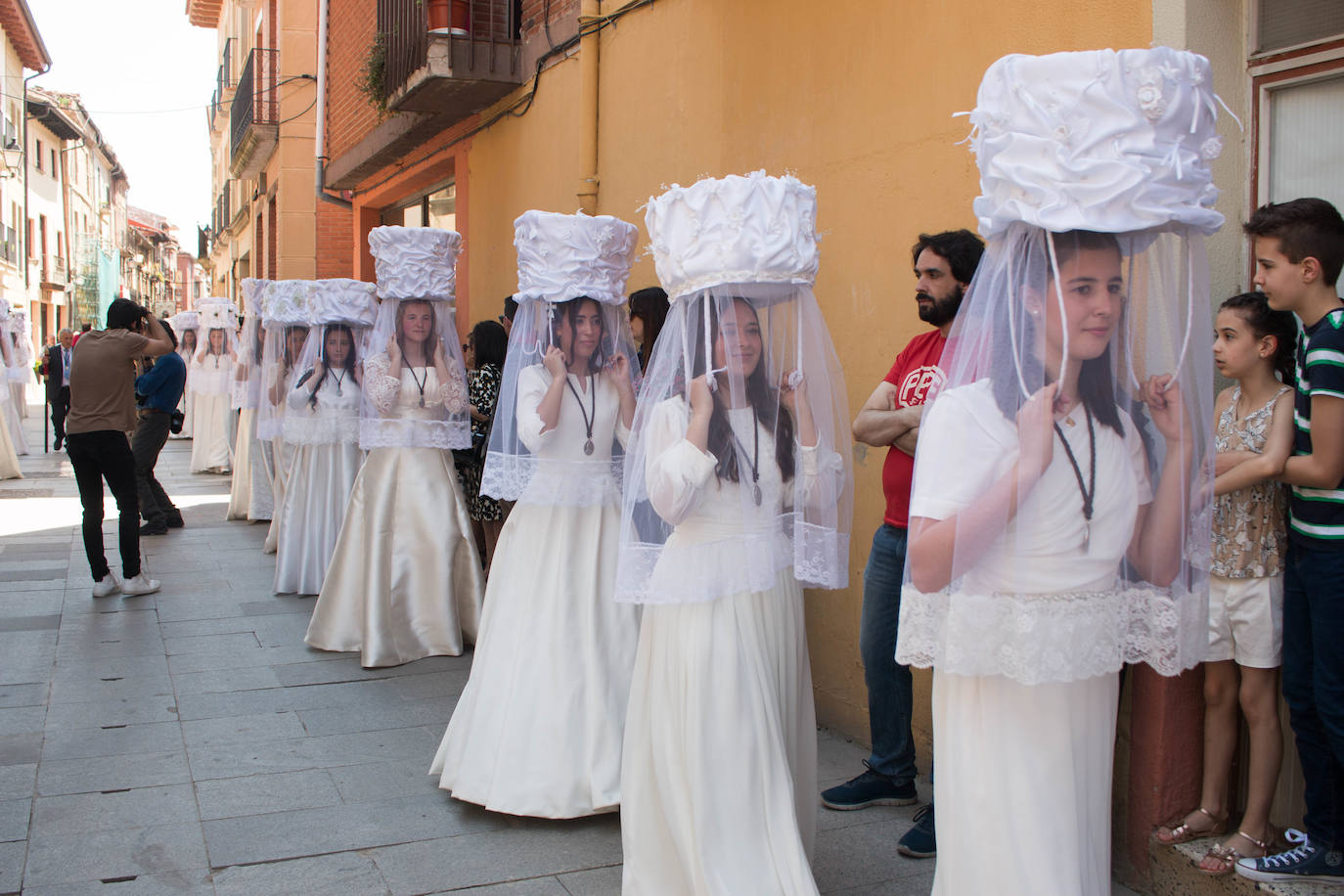 Fotos: Procesión de las doncellas en Santo Domingo de la Calzada