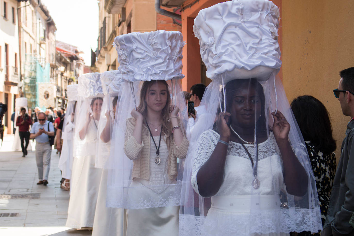 Fotos: Procesión de las doncellas en Santo Domingo de la Calzada