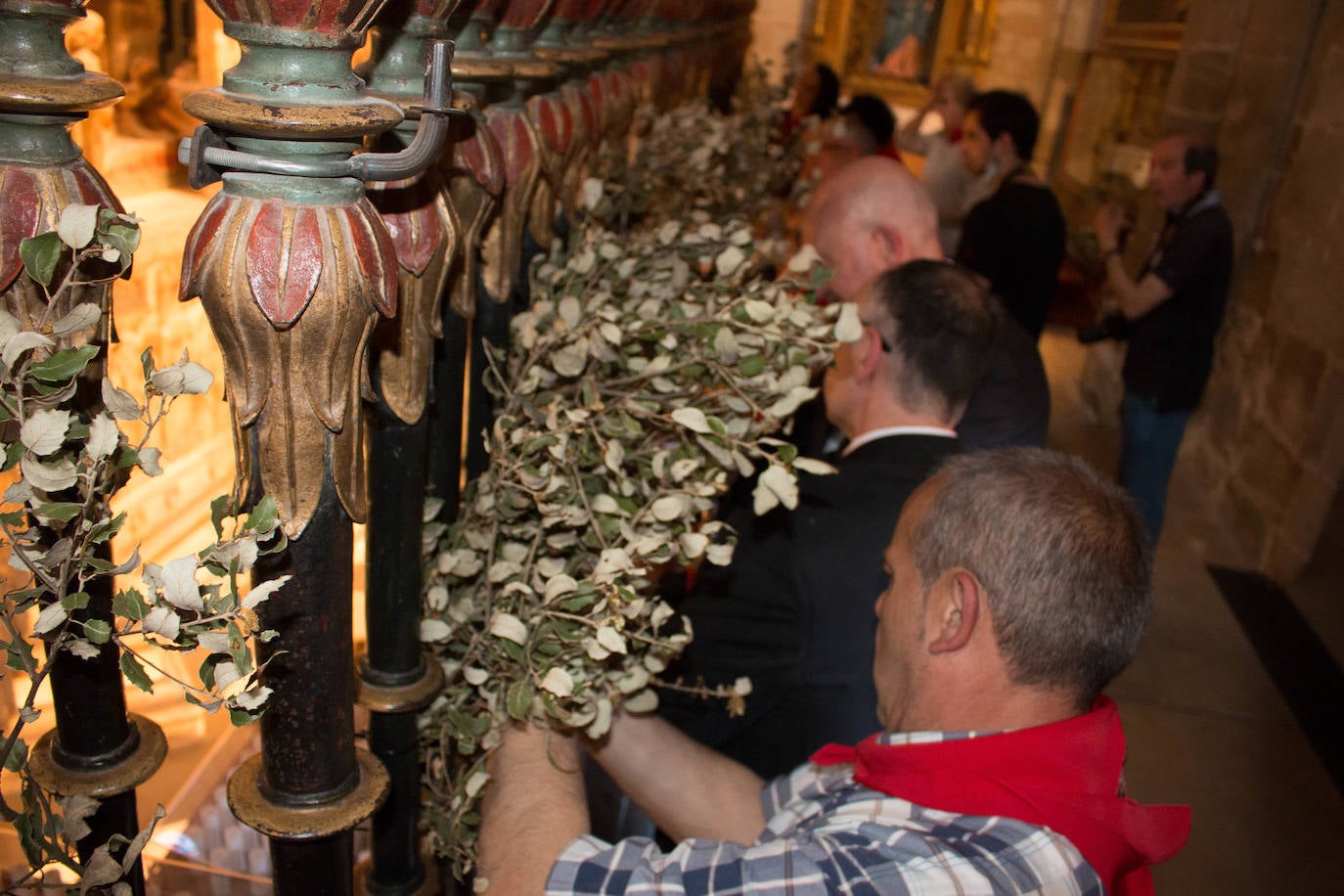 Fotos: Procesiones de Los Ramos y de Las Prioras en Santo Domingo de la Calzada