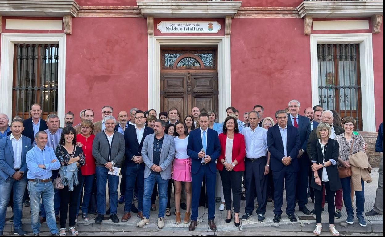 Acto e inauguración ayer de la Casa Grande de Nalda. 