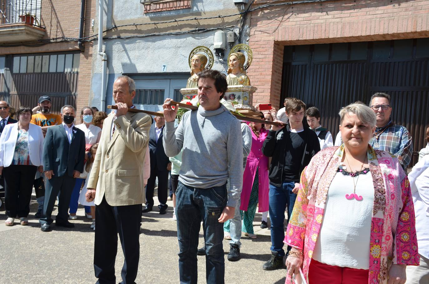 Fotos: Procesión de San Isidro en Calahorra