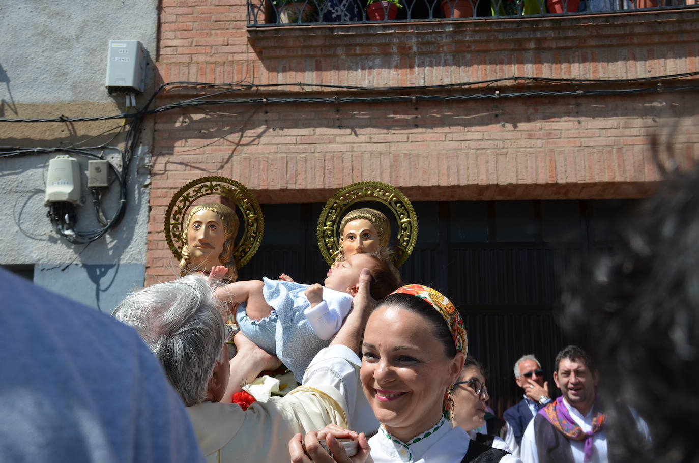 Fotos: Procesión de San Isidro en Calahorra