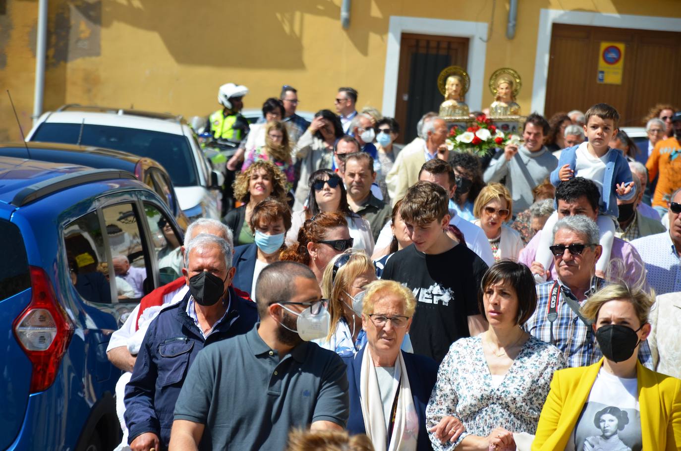 Fotos: Procesión de San Isidro en Calahorra