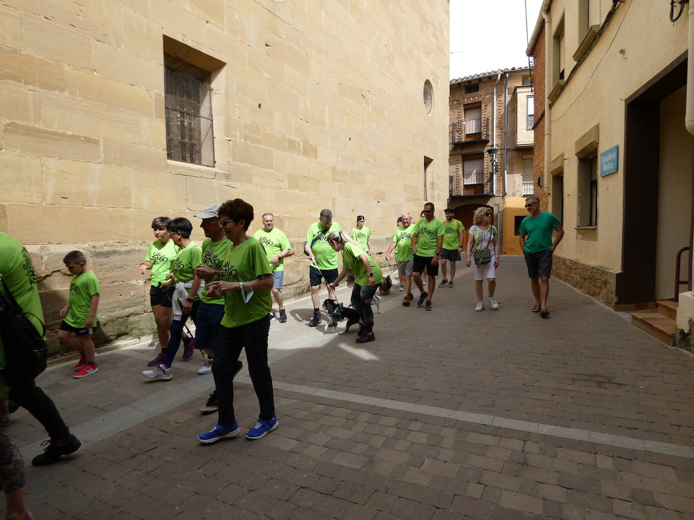 Fotos: San Asensio se tiñe de verde contra el COVID Persistente