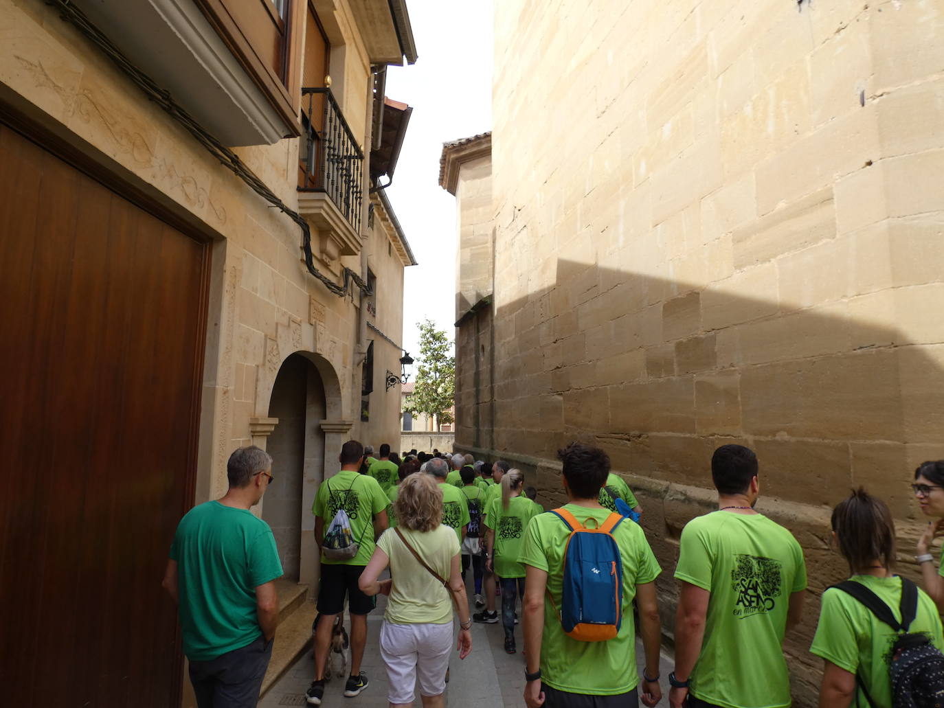 Fotos: San Asensio se tiñe de verde contra el COVID Persistente