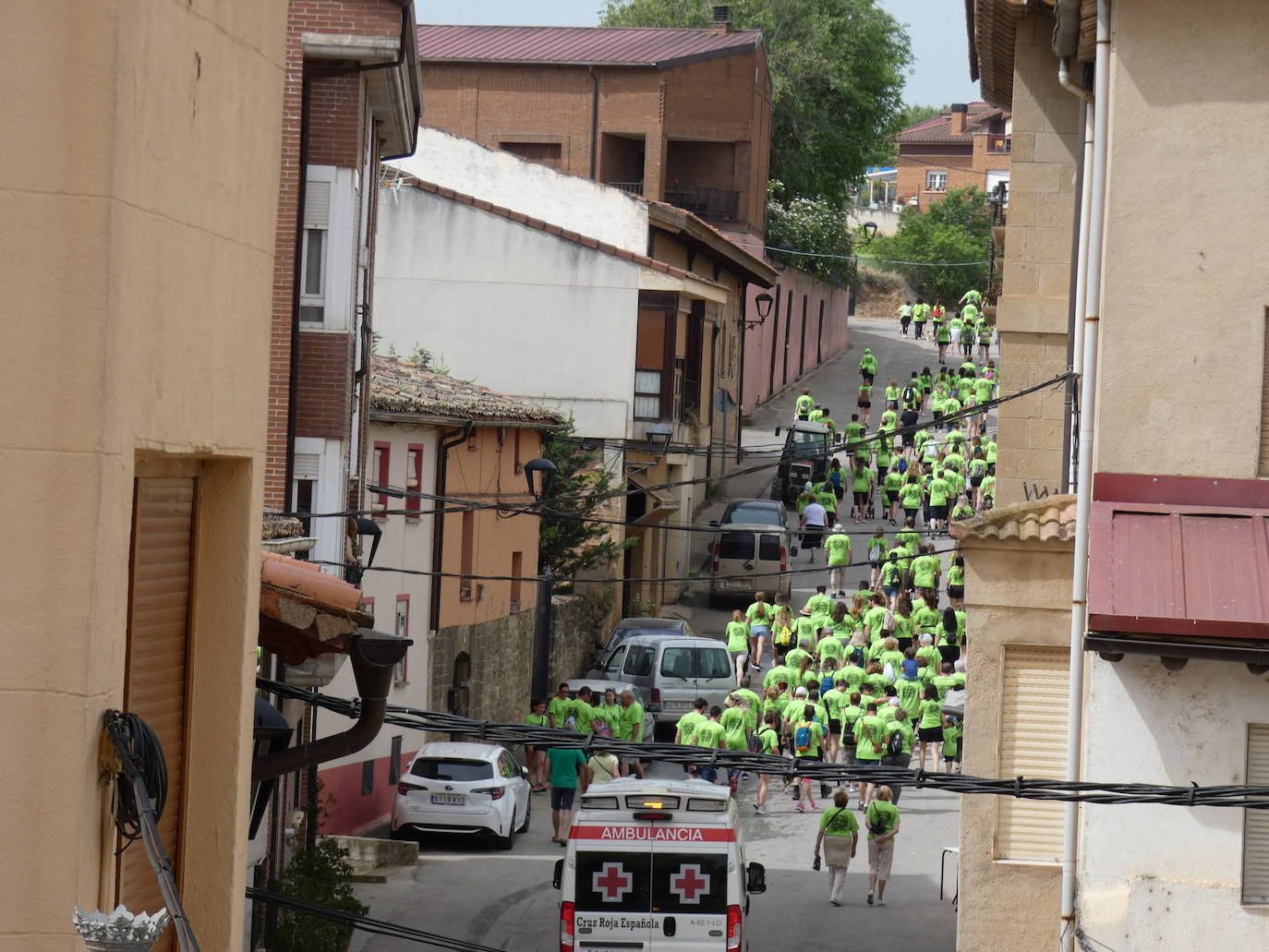 Fotos: San Asensio se tiñe de verde contra el COVID Persistente