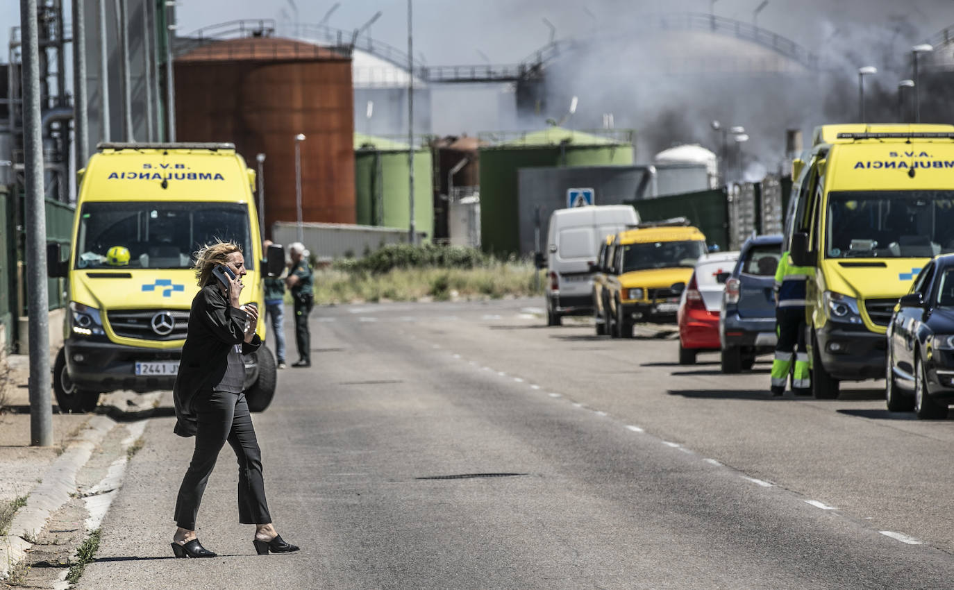 Fotos: Dos trabajadores mueren en una explosión en la planta de biodiésel de Calahorra