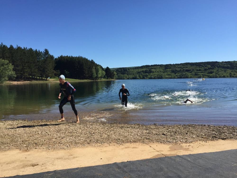 Fotos: Darío Pérez gana el triatlón Desafío El Rasillo