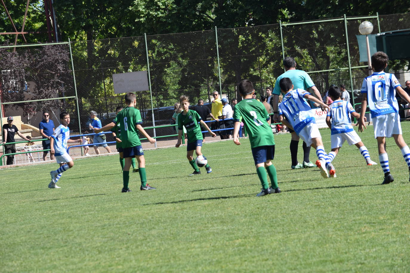 Ambiente de fútbol en La Isla