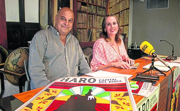 Leopoldo García y Ana Domínguez, en la presentación del programa. 