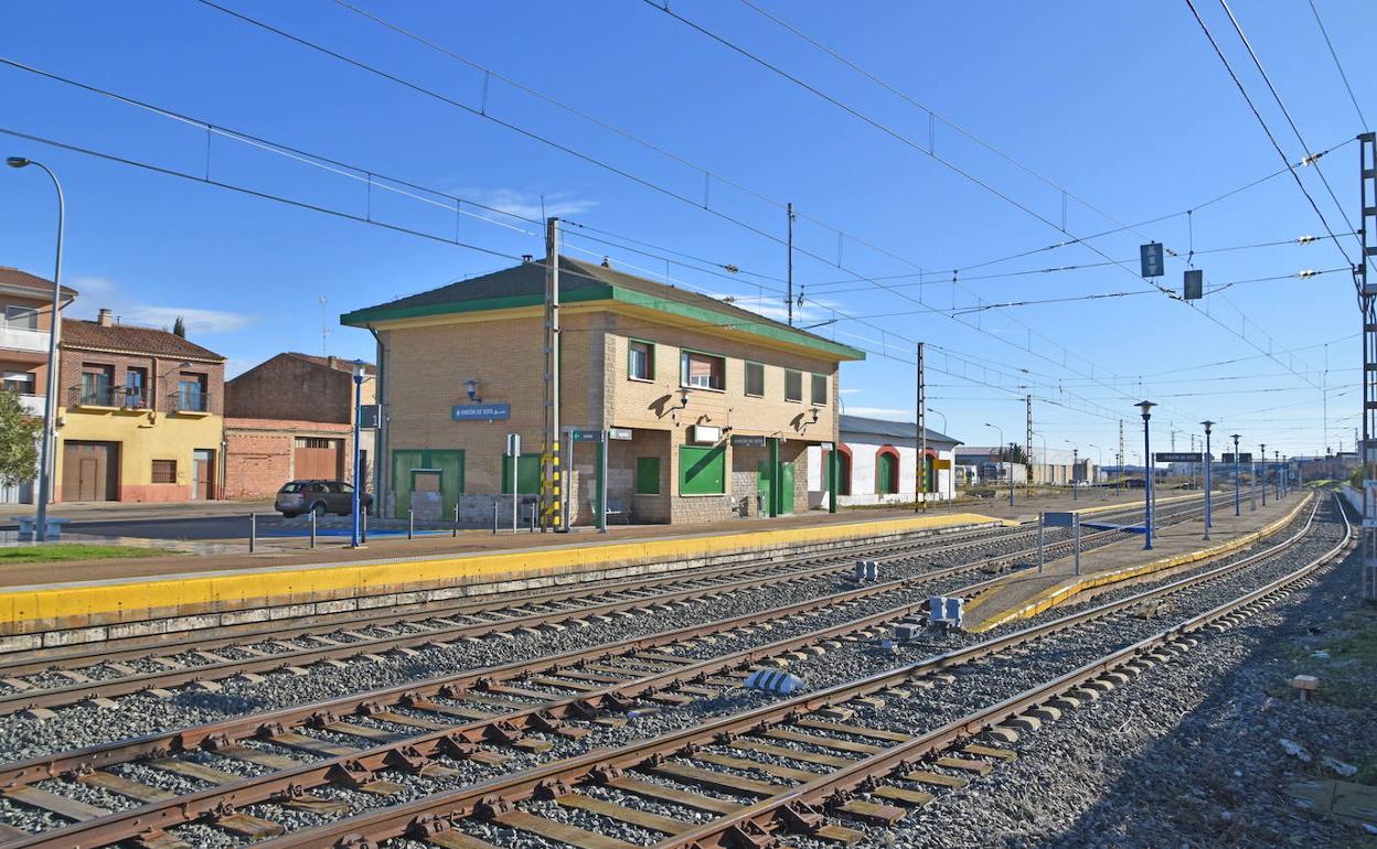 Estación de tren en Rincón de Soto