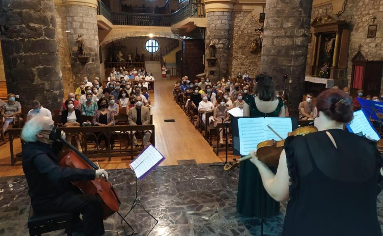 La Camerata del Prado, durante su actuación del verano pasado. 