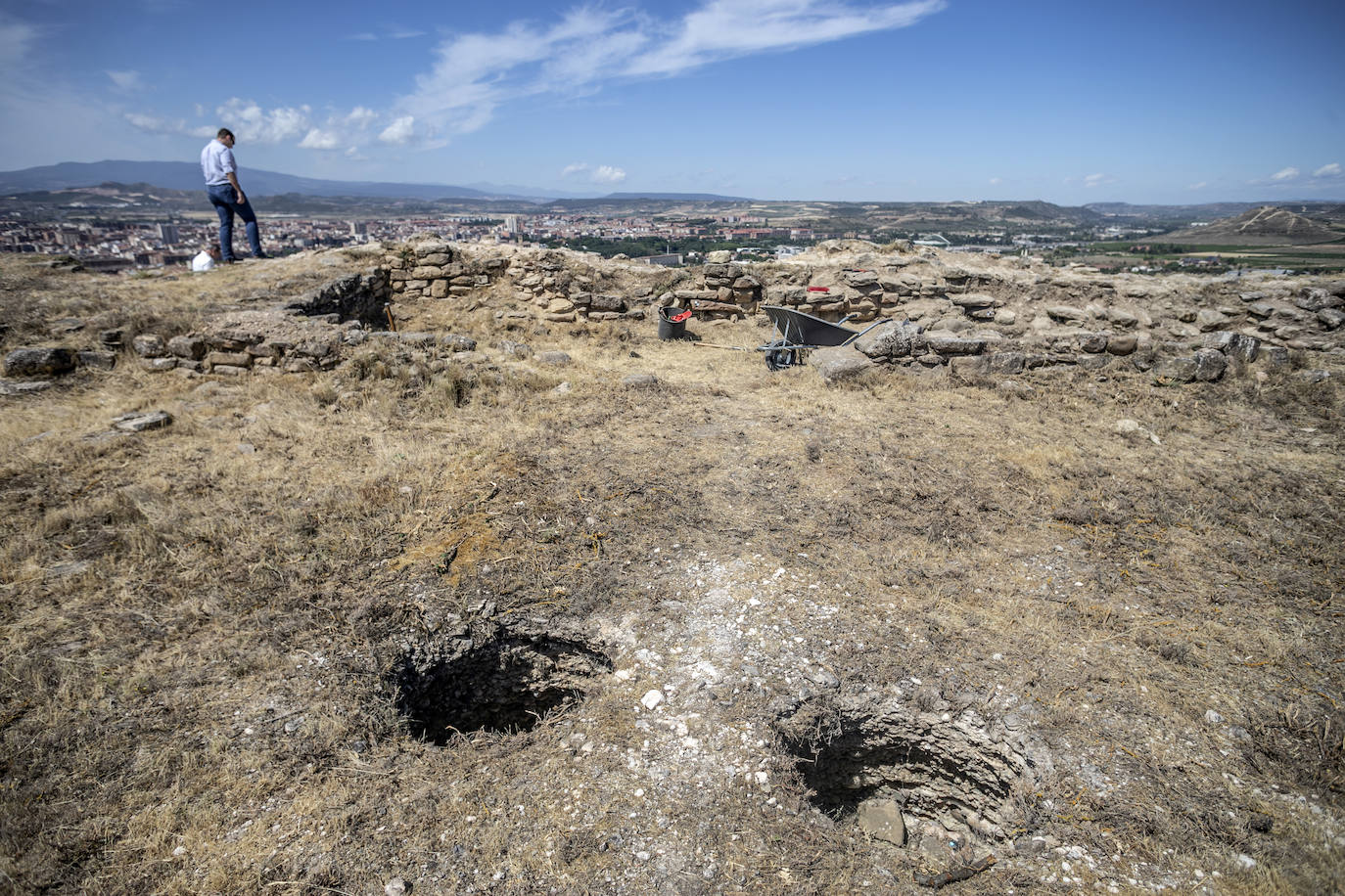 Fotos: El yacimiento del Monte Cantabria afronta la segunda fase de su rehabilitación