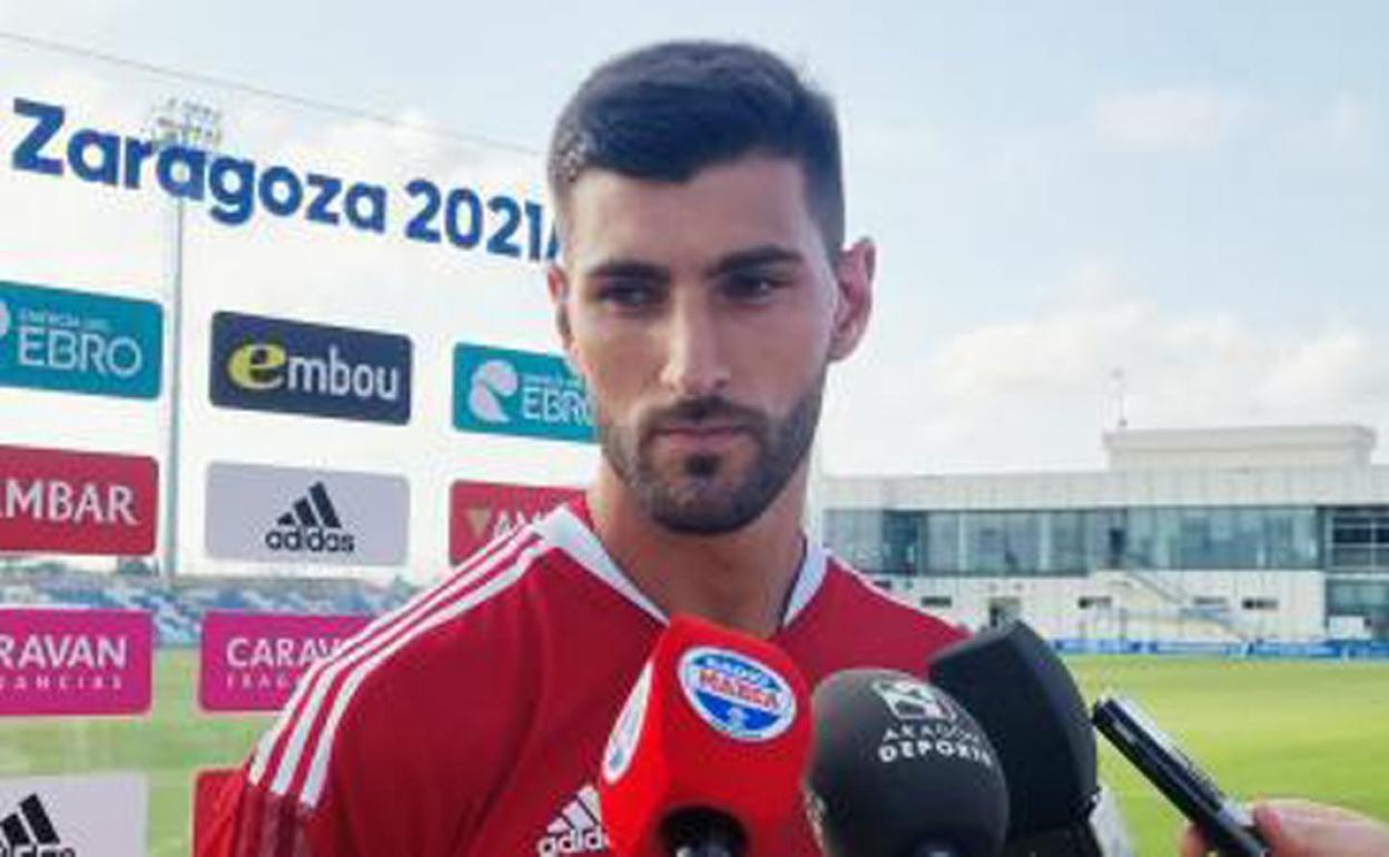 Álvaro Ratón, portero del Zaragoza. 