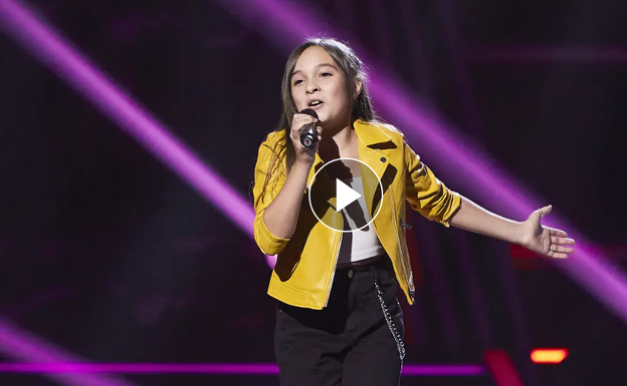 Marina Oliván impresiona con su actuación y supera el primer asalto de 'La Voz Kids'