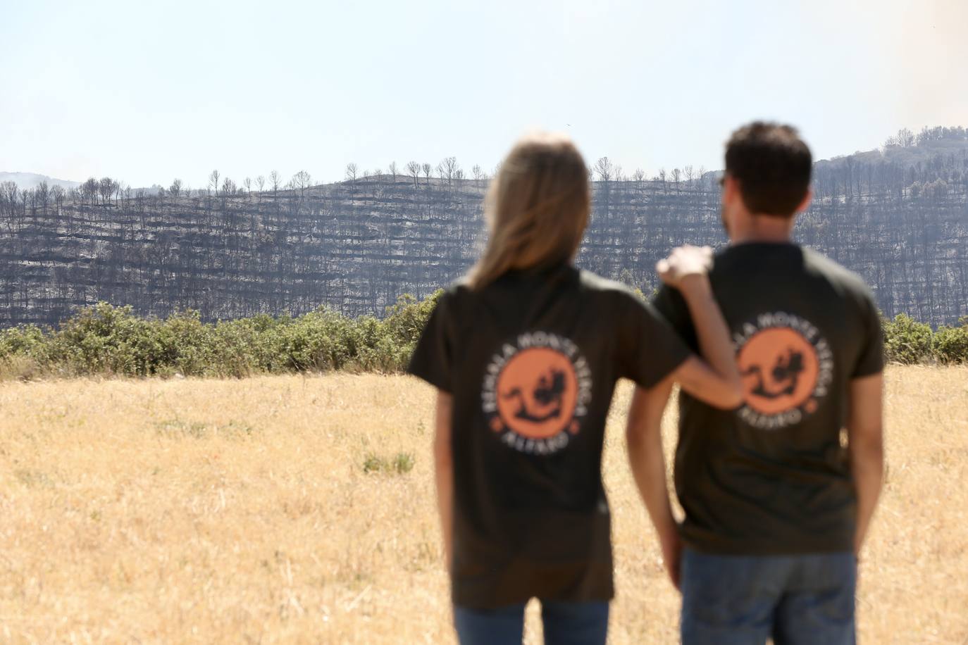 Fotos: Incendio en Yerga: las imágenes del fuego que quema el monte riojano