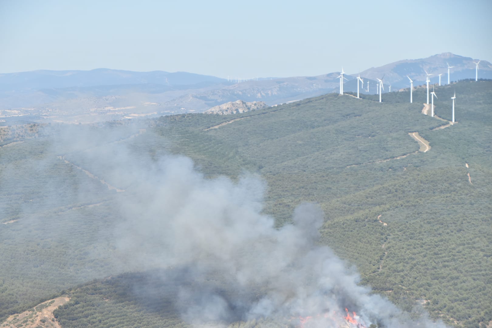 Fotos: El incendio en Yerga, desde el aire