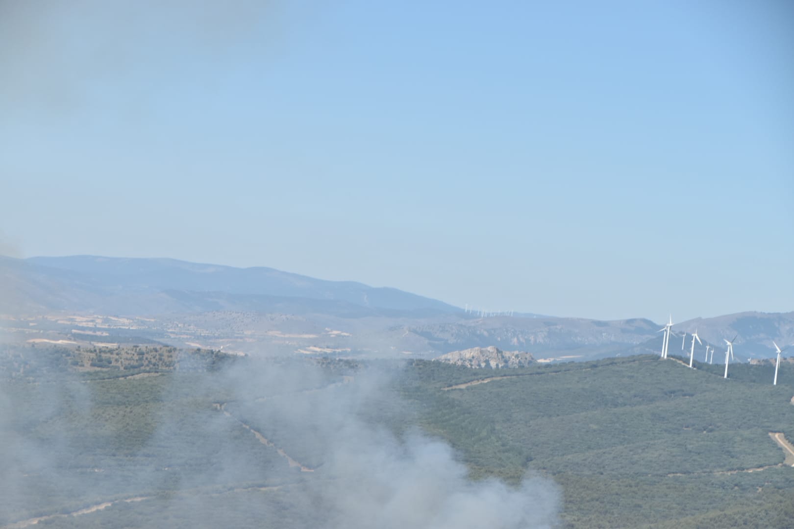 Fotos: El incendio en Yerga, desde el aire