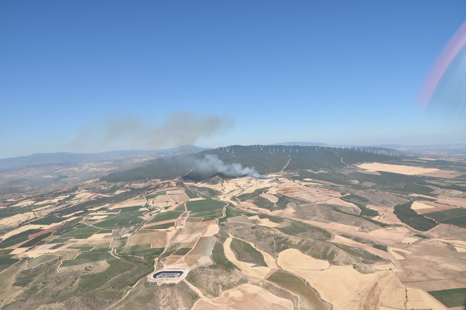 Fotos: El incendio en Yerga, desde el aire