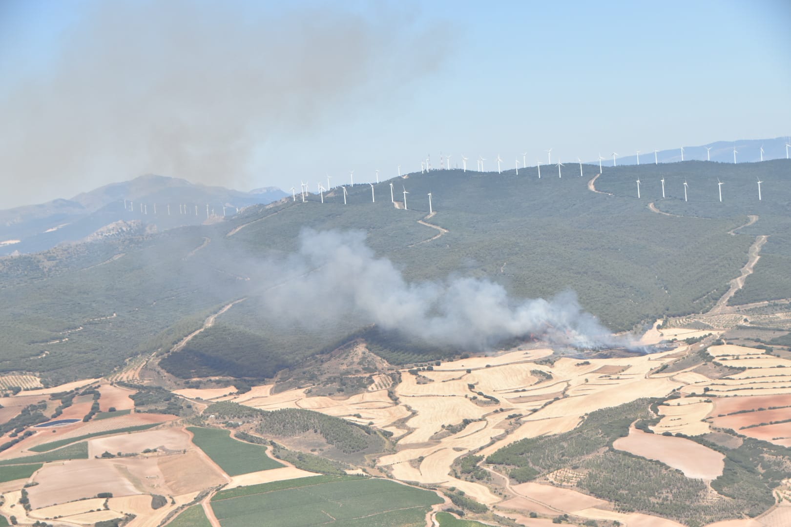 Fotos: El incendio en Yerga, desde el aire