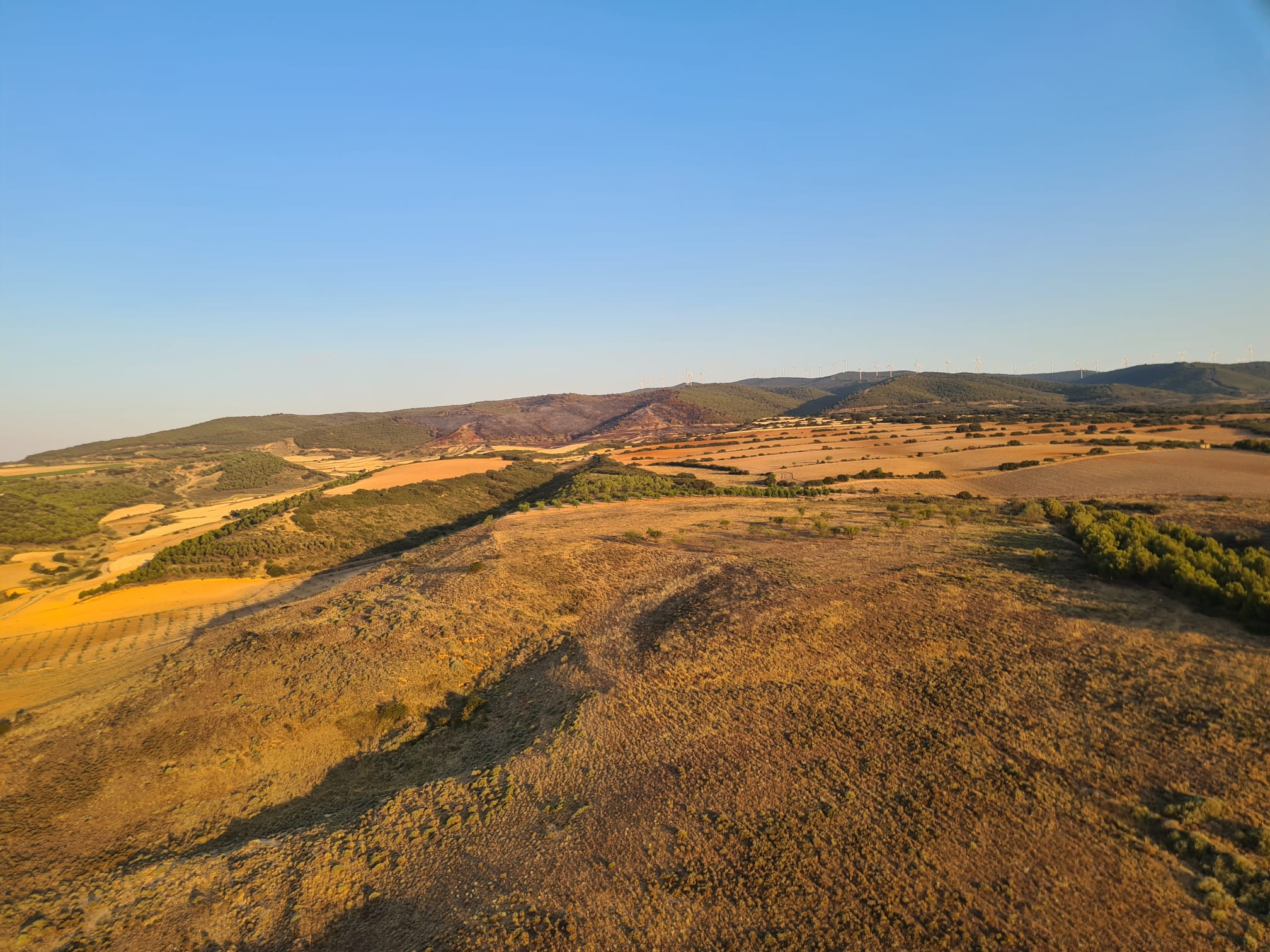 Fotos: Así se ven desde el aire las 104 hectáreas quemadas en Yerga
