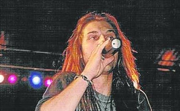 Gorka durante un concierto. 