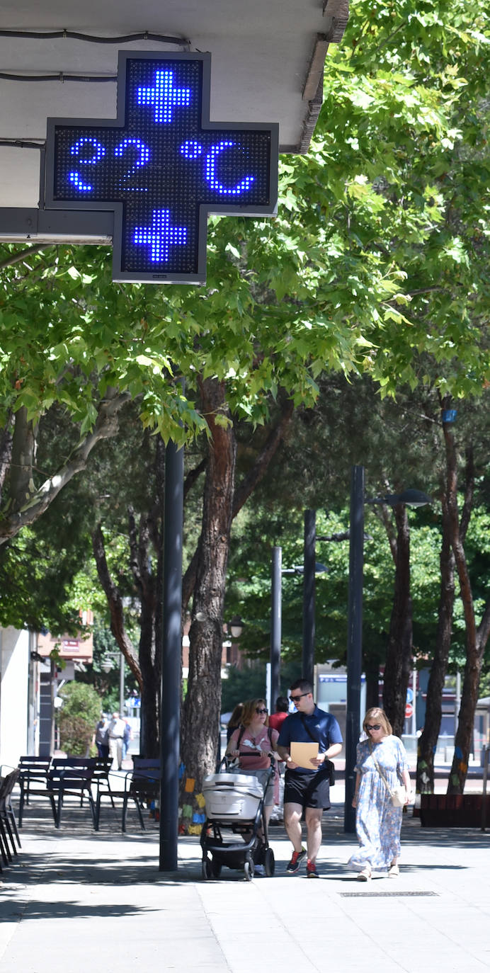 Fotos: Domingo de calor en Logroño