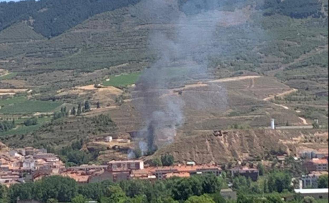 Controlado un incendio en Albelda