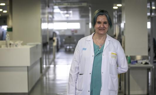 María Macías, jefa de la UCI del San Pedro. 