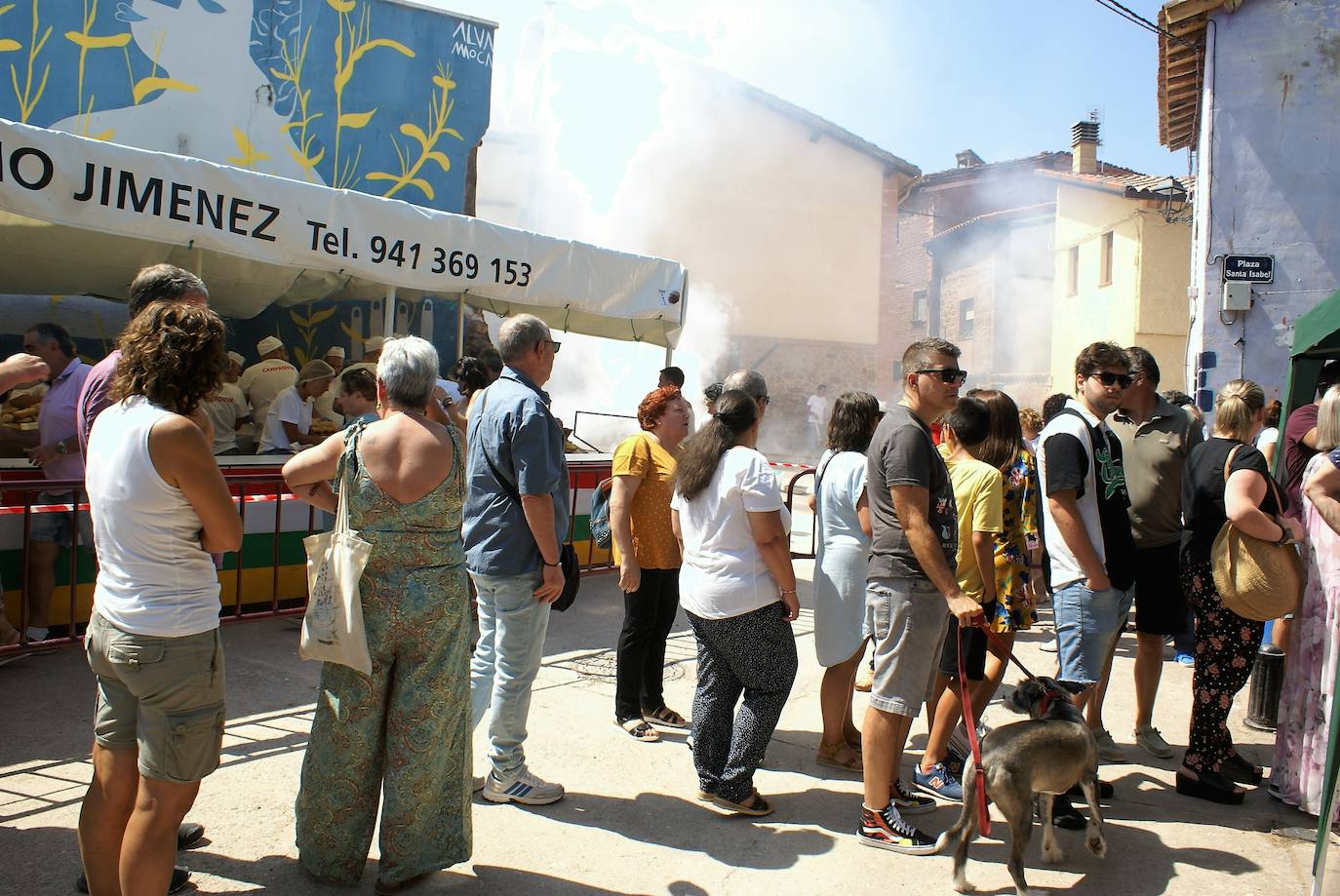 Fotos: Camprovín repartió más de 2.000 raciones de chorizo