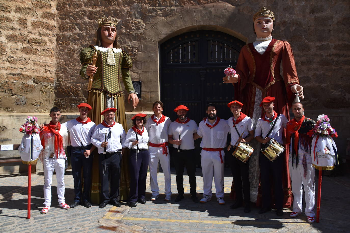 Fotos: El baile de la Gaita y Gigantes en Cervera para celebrar &#039;Sangilillo&#039;