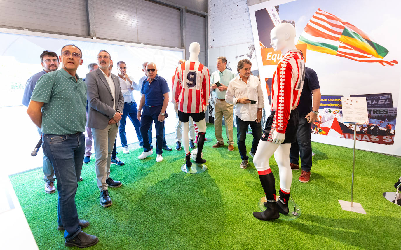 Fotos: Las Gaunas acoge una muestra dedicada al Logroñés