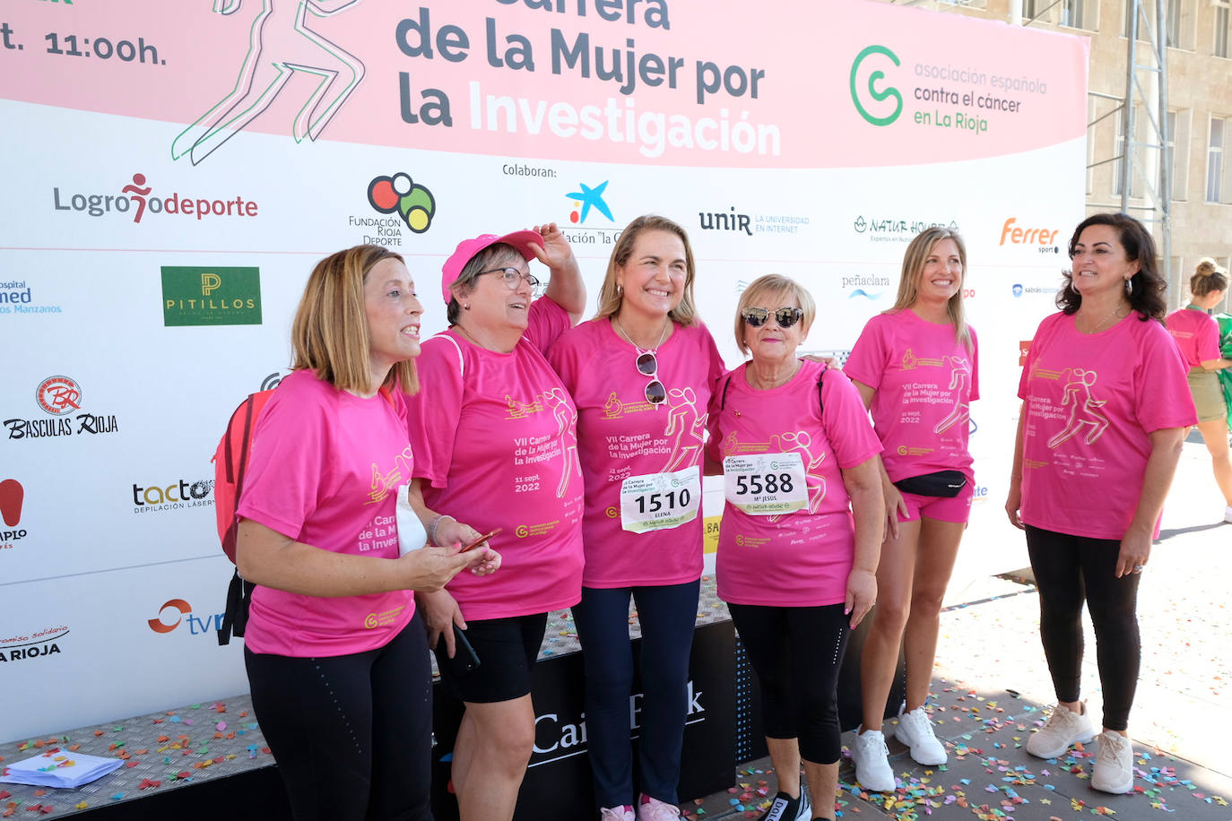 Fotos: El podio de la Carrera de la Mujer en Logroño