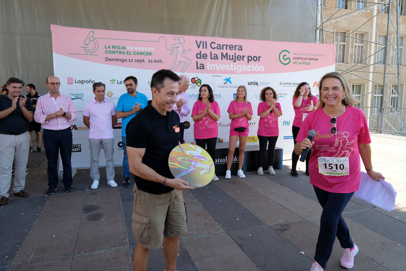 Fotos: El podio de la Carrera de la Mujer en Logroño